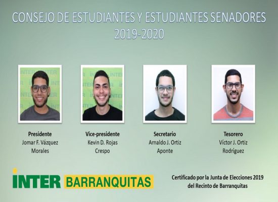 Consejo de Estudiantes Y Estudiantes Senadores 2019-2020