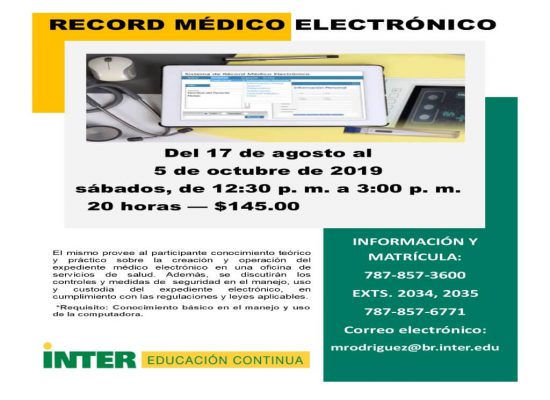 Curso Record Médico Electrónico