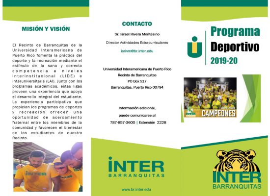 Programa Deportivo Inter Barranquitas
