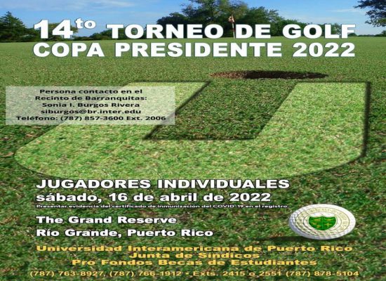 14to Torneo de Golf Copa Presidente 2022