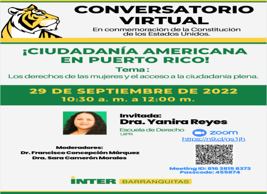 Conversatorio Virtual: ¡Cuidadanía Americana en Puerto Rico!